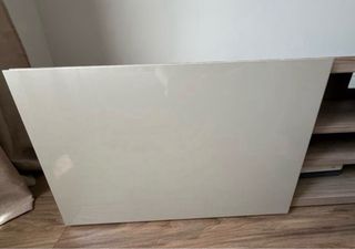 Mueble TV Ikea madera y beige