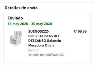 Sillón de lactancia y Mecedora Estrellas