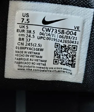 Zapatillas mujer running Nike Pegasus  talla 38.5