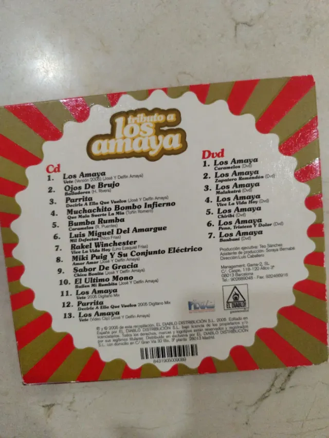 CD + DVD Tributo a Los Amaya