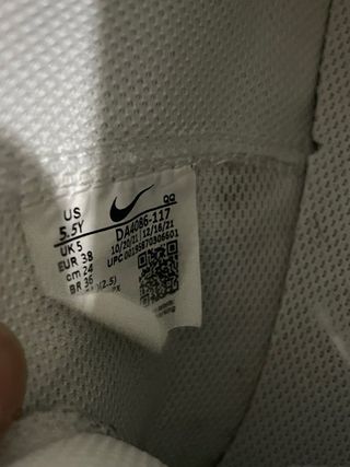 Zapatillas Nike Blazer Blancas Talla 38