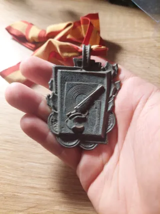 Medaglia Tiro Zaragoza 1979 Vintage