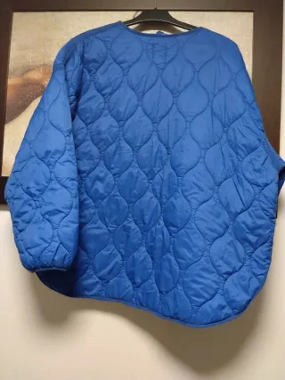 Cazadora acolchada azul XL