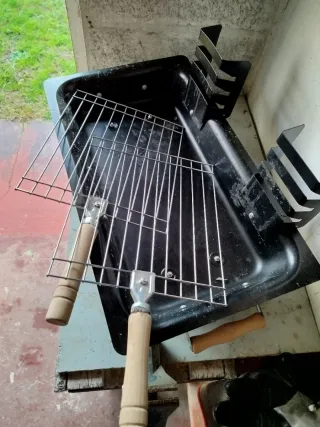 Mini barbacoa carbón portátil