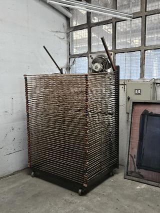 Secadero industrial con ruedas