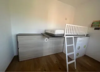 Litera con armario integrado