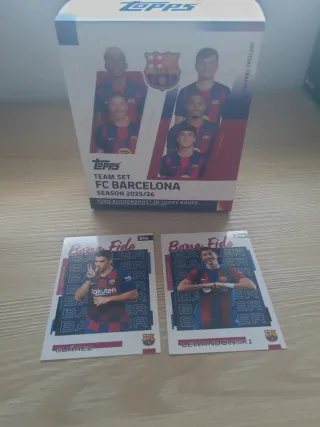 Set Topps FC Barcelona 2025/26 Suárez Lewandowski