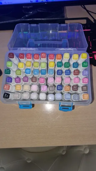 Marcadores de Colores Set Completo Casi Nuevos