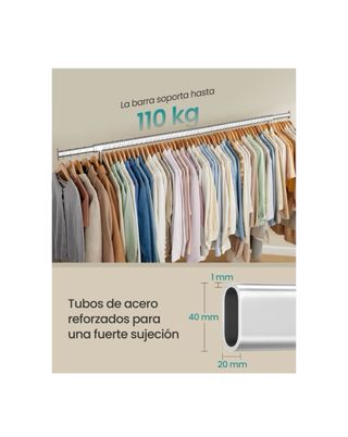 Burro Ropa Metálico con Ruedas Maisons du Monde