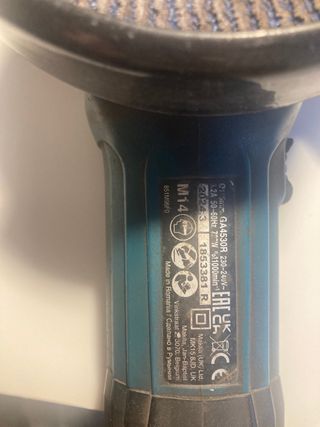 Radial Makita con discos