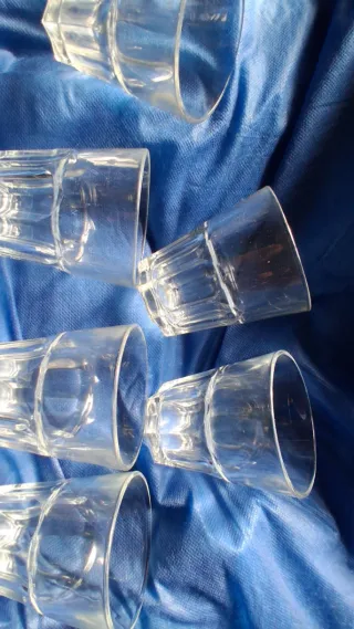 Lote 6 Vasos Cristal Desayuno