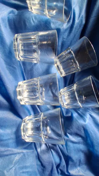 Lote 6 Vasos Cristal Desayuno