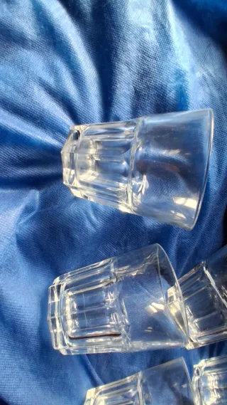 Lote 6 Vasos Cristal Desayuno