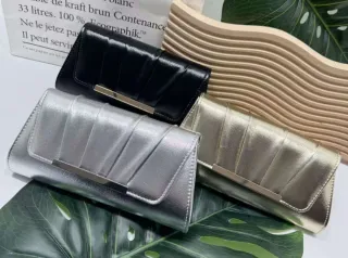 Bolsos de fiesta negros, dorados y plateados