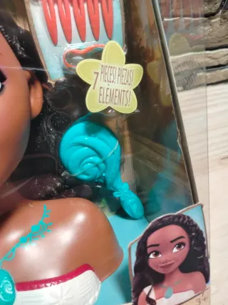 Just Play Princesa Vaiana 2 Busto para Peinar