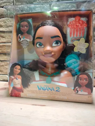 Just Play Princesa Vaiana 2 Busto para Peinar