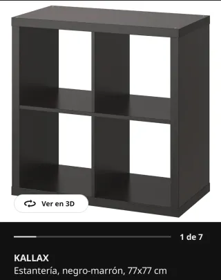 Estantería Kallax Negra