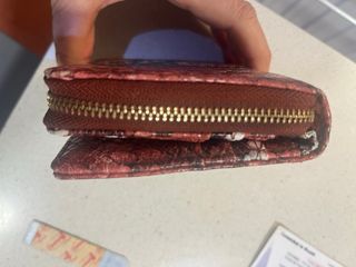 Cartera monedero estampado