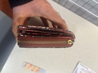 Cartera monedero estampado