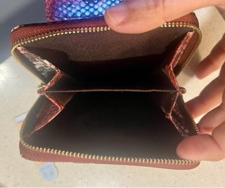 Cartera monedero estampado