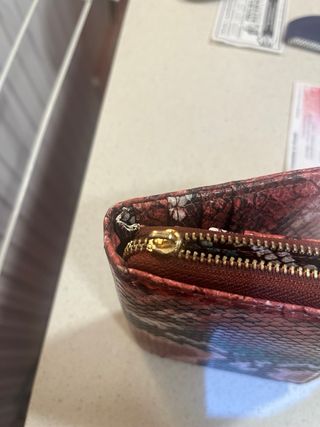 Cartera monedero estampado