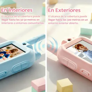 2 Walkie Talkies con Vídeo para Niños
