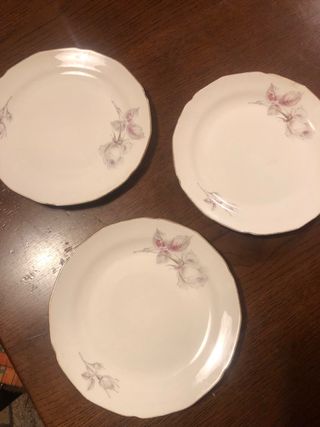 Set 3 Piattini Rose