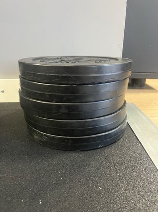 8 discos de pesas de 3,75kg