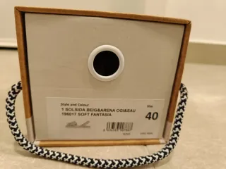 2 Pares Sandalias POPA Beige Talla 40