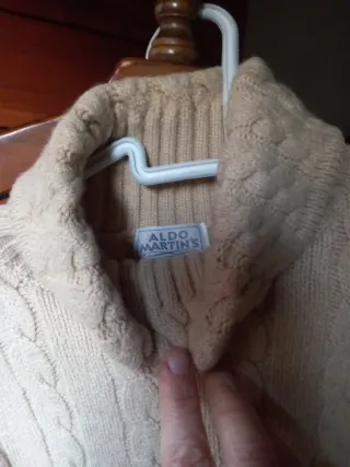 Jersey cuello alto trenzado Aldo Martin's