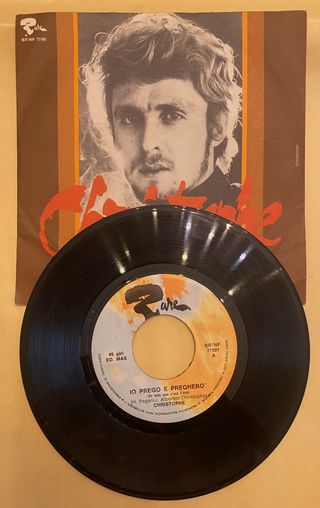 45 giri Christophe - Io prego e pregherò 1967