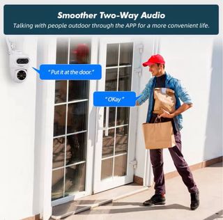 Cámara Vigilancia Doble Lente