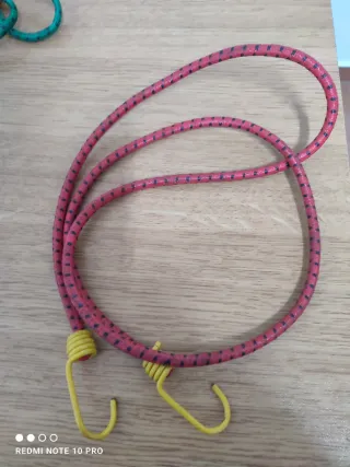 Set 5 cinghie elastiche con ganci