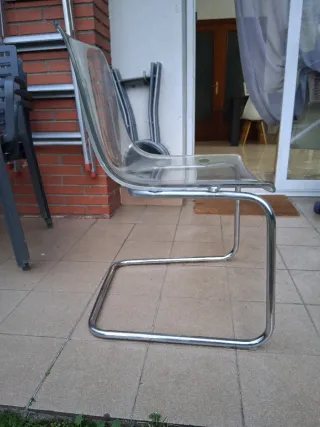 4 Sillas Transparentes Ikea