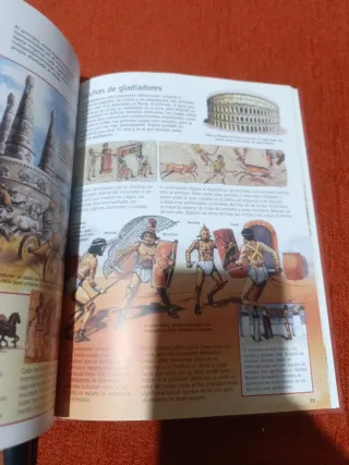 Colección como vivían los griegos/romanos. 2*10€.