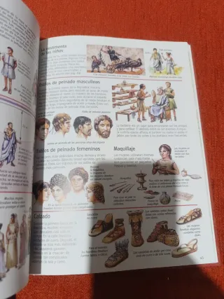 Colección como vivían los griegos/romanos. 2*10€.