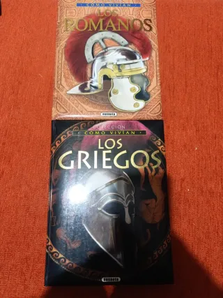Colección como vivían los griegos/romanos. 2*10€.