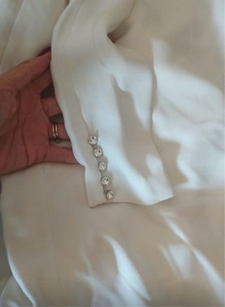 Vestido de novia manga larga