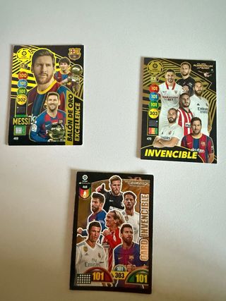 Lote cromos Adrenalyn LaLiga Messi Invencible