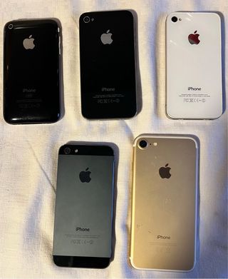 Lote 5 iPhone  (Negro y Dorado)