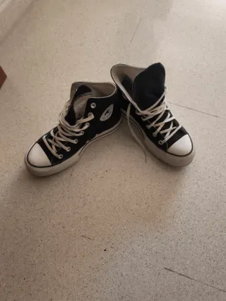 Converse Chuck Taylor All Star Plataform Negras