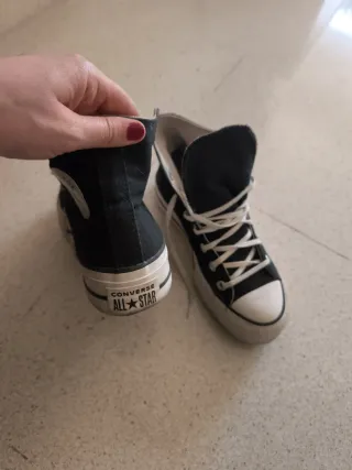 Converse Chuck Taylor All Star Plataform Negras