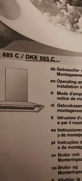 Campana extractora Bosch DKE 985 C