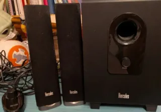 Altavoces Hercules XPS 2.1 40 Slim Negros