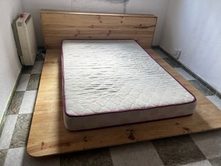 Estantería de madera marrón Somier individual