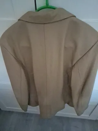 Chaqueta de piel Rebels beige