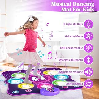 Alfombra de Baile Musical con Bluetooth