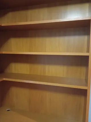 Escritorio y Estantería Roble