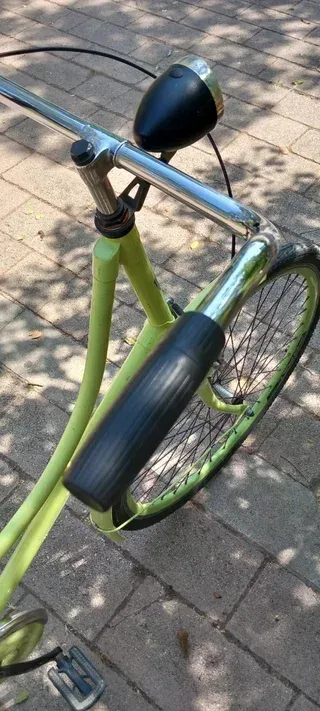 Bici holandesa de paseo color verde