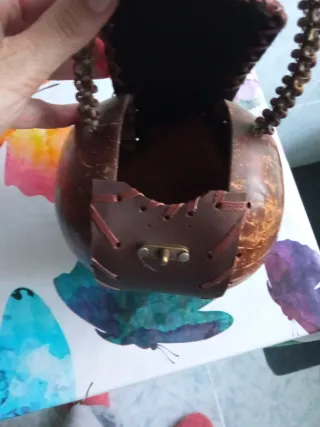 Bolso de coco artesanal